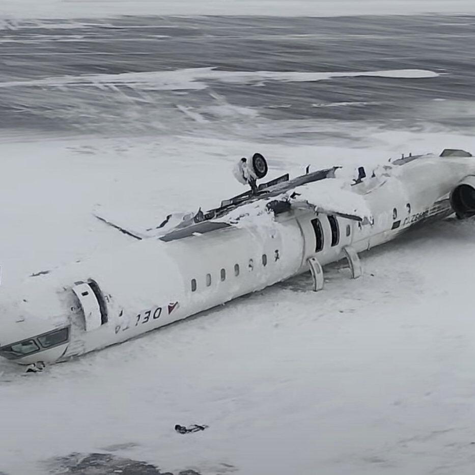 Plane that flipped over in Canada highlights some of the dangers of holding kids on your lap